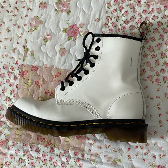 white doc martin boots - Picture 6 of 6